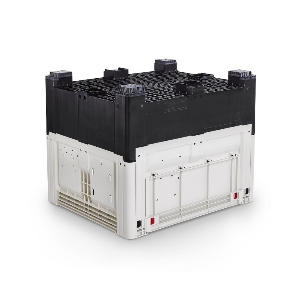 Produktabbildung Nr. 4: Palettenbox, klappbar, geschlossen, 1200x1000x973 mm, mit 4 Füßen