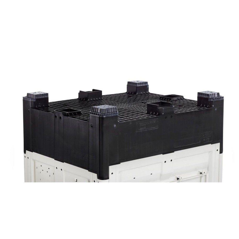 Produktabbildung Nr. 4: Palettenbox, klappbar, geschlossen, 1200x800x973 mm, mit 4 Füßen