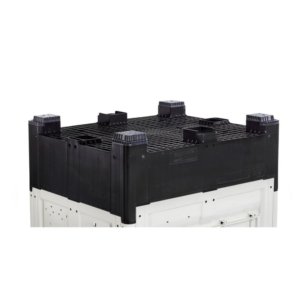 Palettenbox, klappbar, geschlossen, 1200x800x973 mm, mit 4 Füßen Produktabbildung Nr. 4: Palettenbox, klappbar, geschlossen, 1200x800x973 mm, mit 4 Füßen