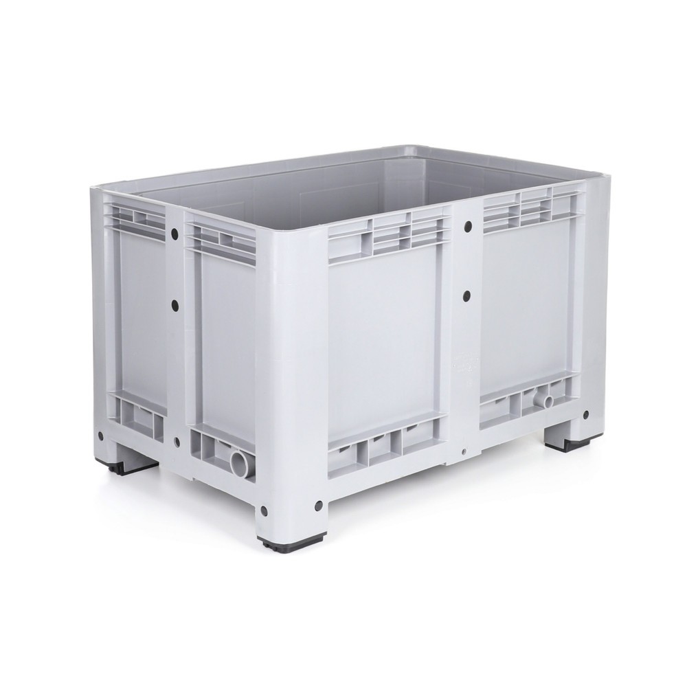 Produktabbildung: Palettenbox M, 1200x800x760 mm, geschlossen, mit 4 Füßen