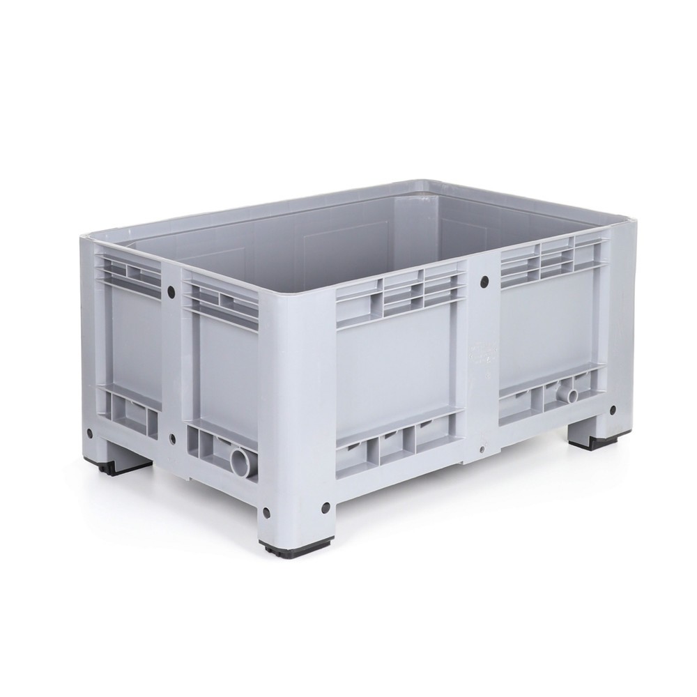 Produktabbildung: Palettenbox M, 1200x800x580 mm, geschlossen, mit 4 Füßen