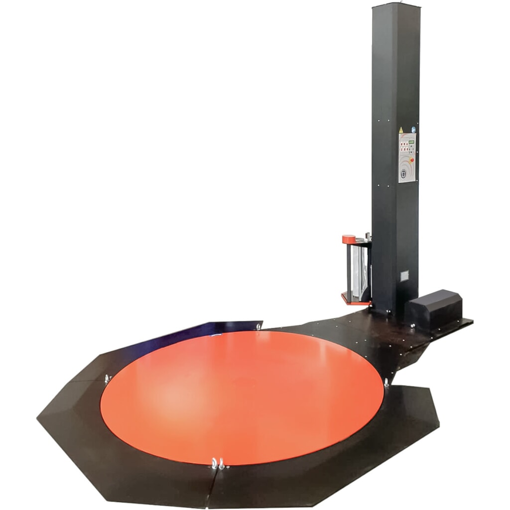 Palettenwickler PS SuperFLAT "FM", Drehteller Ø 1.650 mm, Wickelhöhe 2.500 mm Produktabbildung: Palettenwickler PS SuperFLAT "FM", Drehteller Ø 1.650 mm, Wickelhöhe 2.500 mm