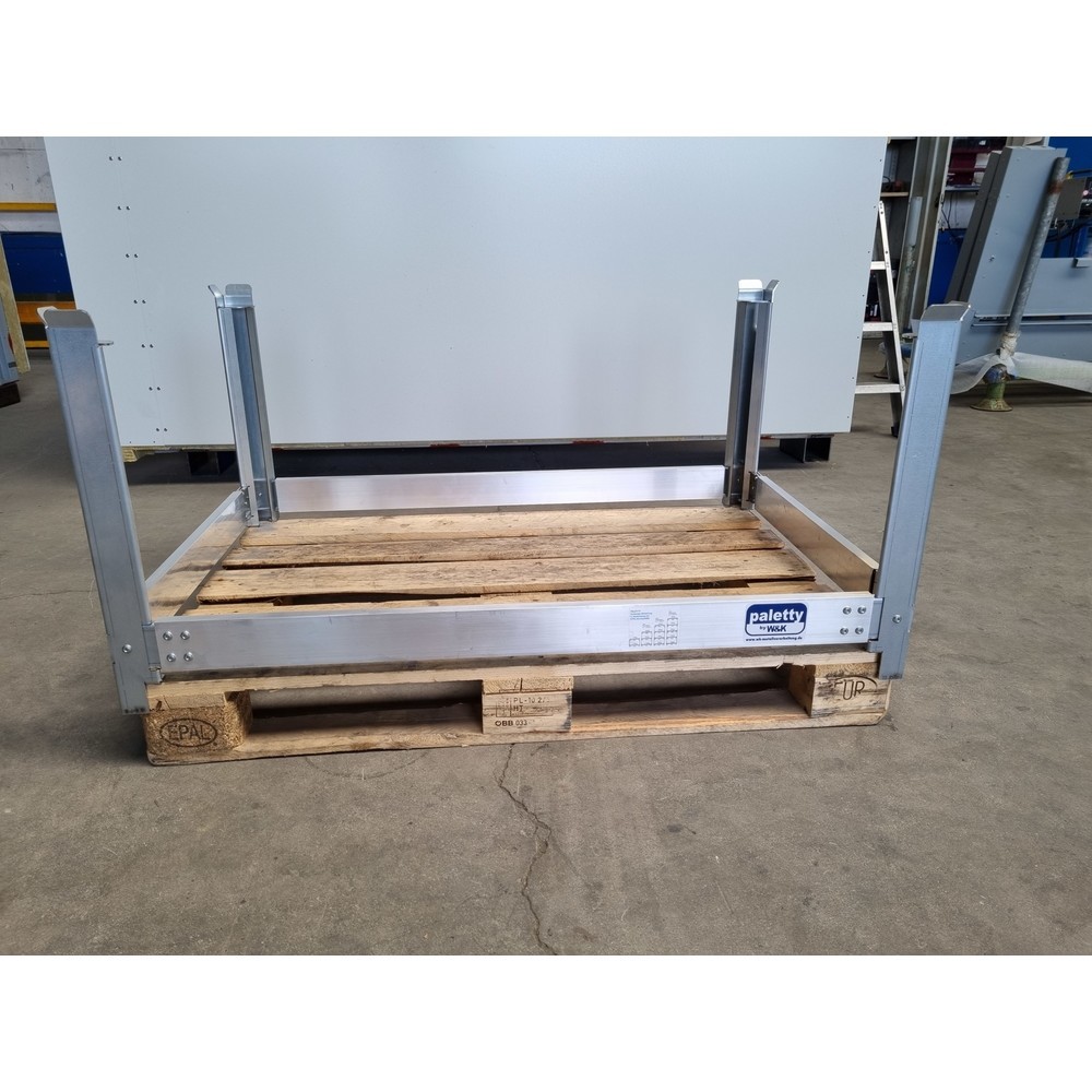 Produktabbildung: Paletty Palettenstapelsystem Classic, HxBxT 1.240 x 840 x 580 mm, klappbar