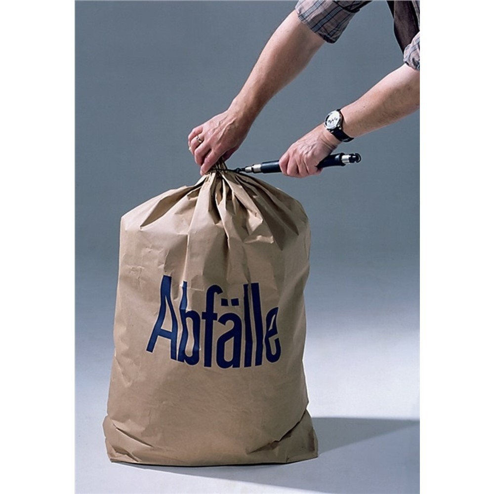 Produktabbildung: Papierabfallsack B700xL950mm 2-lagig m.Kreuzbodenfalte 50St./Karton