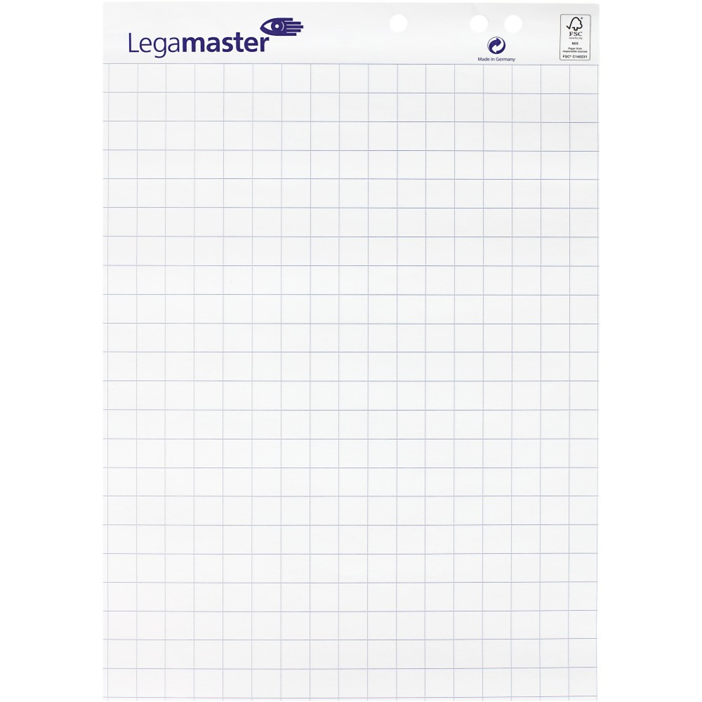 Produktabbildung Nr. 3: Papierblock für Legamaster Flipchart, gerastert, 5x20 Blatt