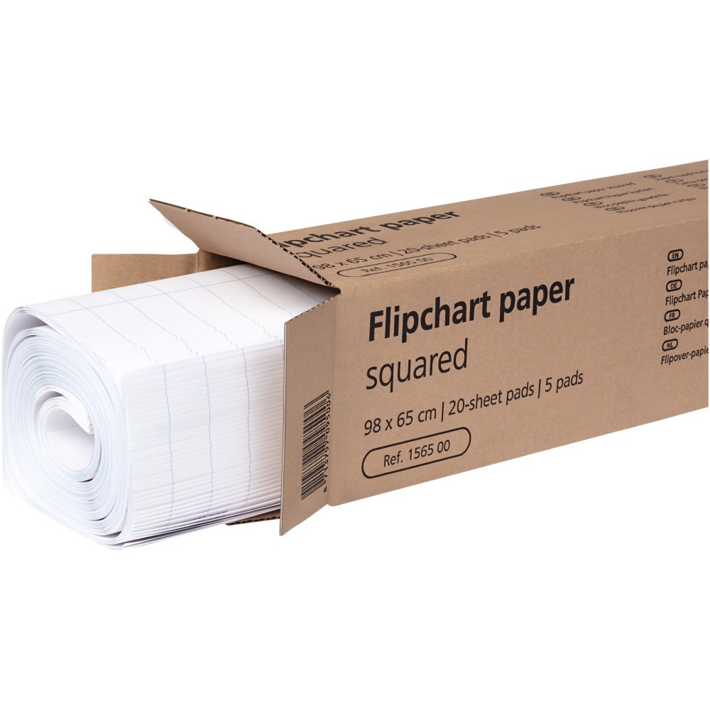 Produktabbildung Nr. 4: Papierblock für Legamaster Flipchart, gerastert, 5x20 Blatt
