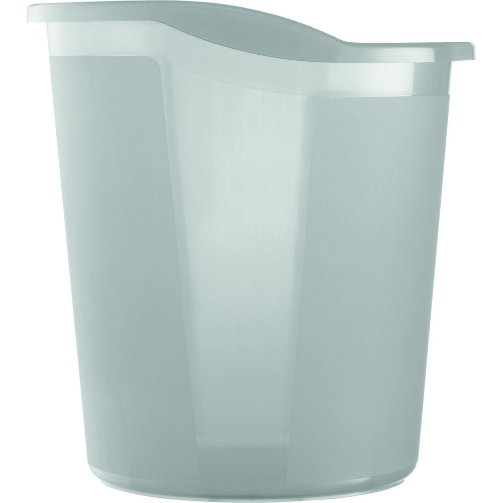 Papierkorb helit BASIC, 13 Liter, PP, weiß Produktabbildung Nr. 2: Papierkorb helit BASIC, 13 Liter, PP, weiß