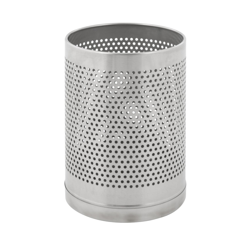 Produktabbildung: Papierkorb VB-Perforatio, 10 Liter, Edelstahl mattiert