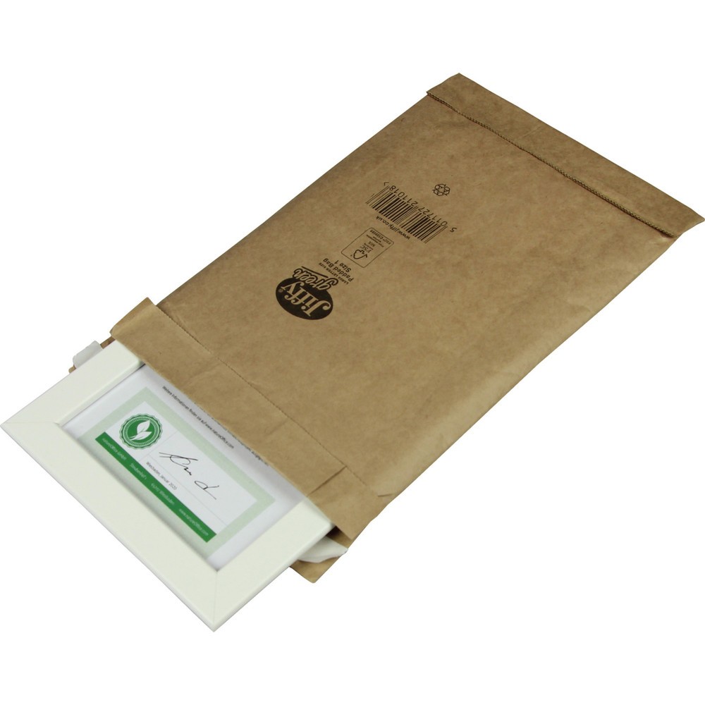 Produktabbildung Nr. 5: Papierpolstertaschen, 105x229mm, Innenmaß, 120x229mm, Außenmaß, PADDED BAGS, 1 VE = 200 Stk