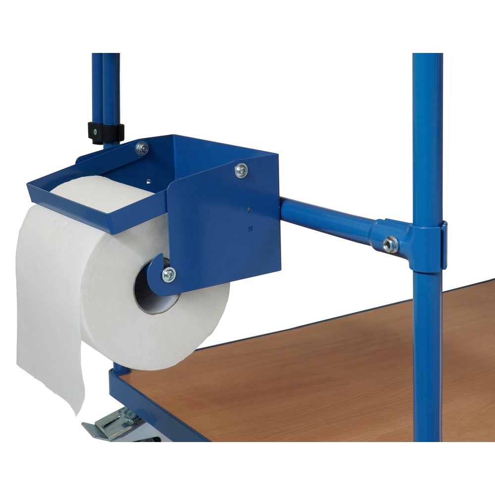 Produktabbildung: Papierrollenhalter für fetra® MulitVario-Wagen, Breite 800 mm