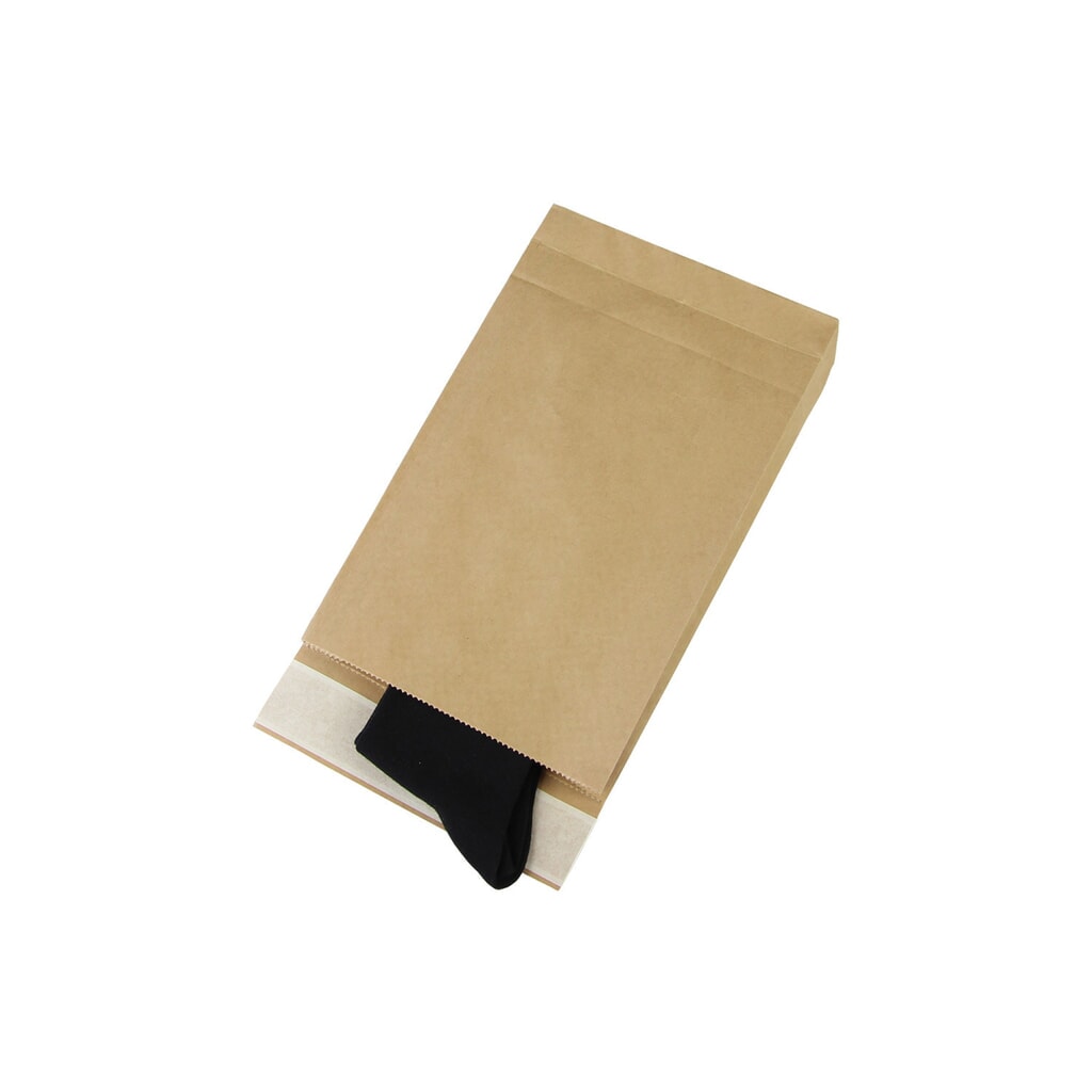Produktabbildung Nr. 3: Papierversandtasche klein, braun, 190x300x50 mm
, 1 VE = 500 Stk