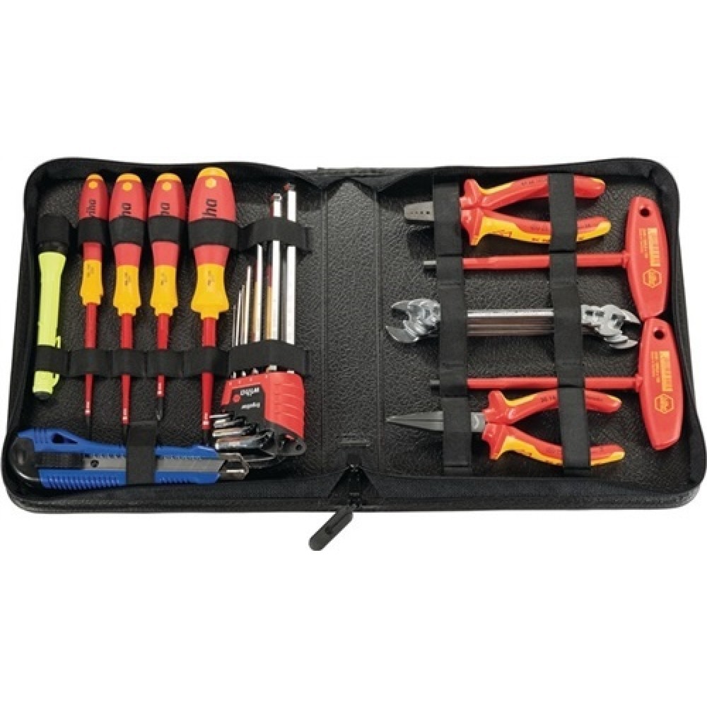 Produktabbildung: Werkzeugmappe Innen-B480xT20xH255mm Industrieleder schwarz PARAT