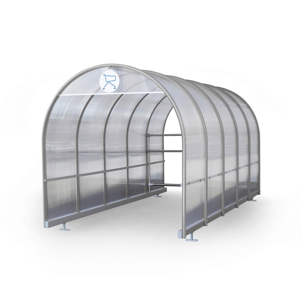 Produktabbildung: Parkbox für wanzl Einkaufswagen, Länge 5 m