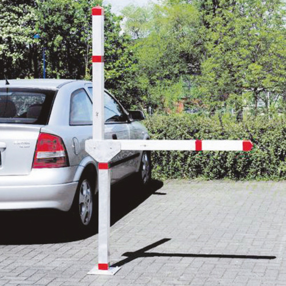 Produktabbildung: Parkplatzsperre, Zylinderschloss, einarmig links