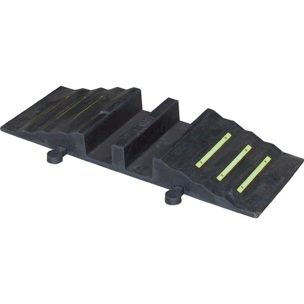 Produktabbildung: PARSCH Gummi-Schlauchbrücke, L830xB320xH102mm, bis 90 mm für 2 Schläuche