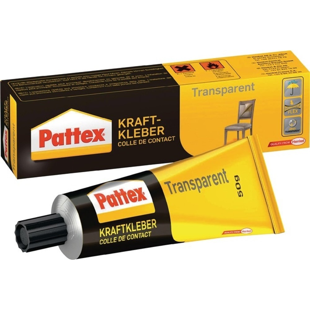Produktabbildung: PATTEX Kraftkleber transp.-40GradC b.+70GradC 125g Tube