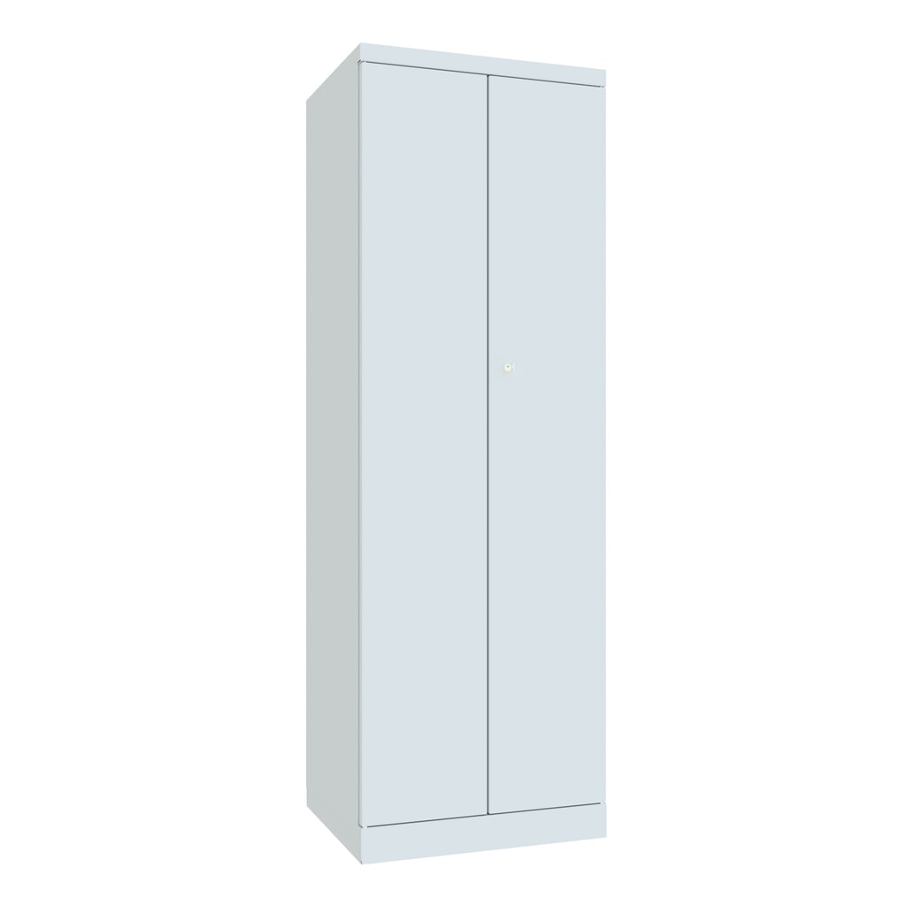Produktabbildung: PAVOY Flügeltürschrank, HxBxT 1.800 x 600 x 500 mm, lichtgrau, lichtgrau