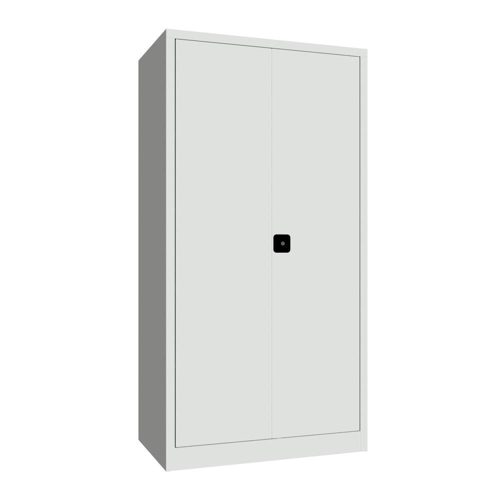 Produktabbildung: PAVOY Großraum-Flügeltürschrank, 4 Fachböden, HxBxT 1.950 x 1.000 x 600 mm, lichtgrau, lichtgrau