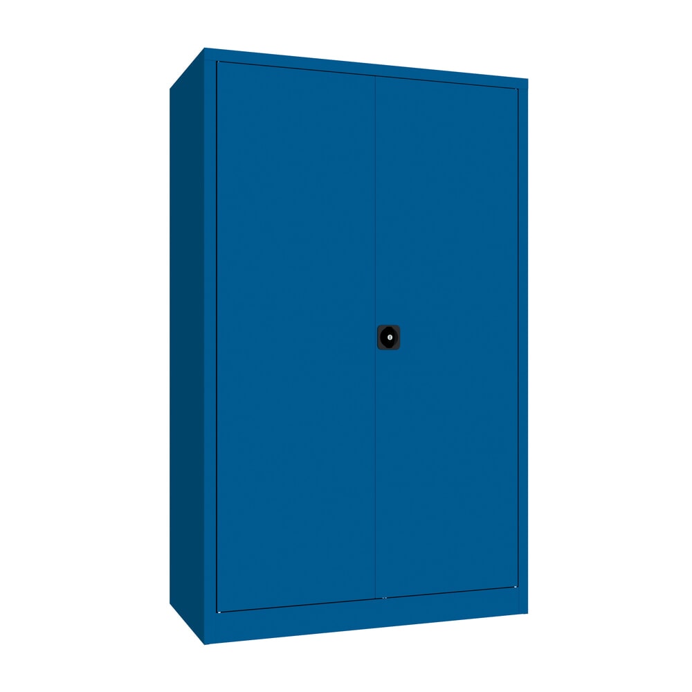 Produktabbildung: PAVOY Großraum-Flügeltürschrank, 4 Fachböden, HxBxT 1.950 x 1.200 x 600 mm, enzianblau, enzianblau