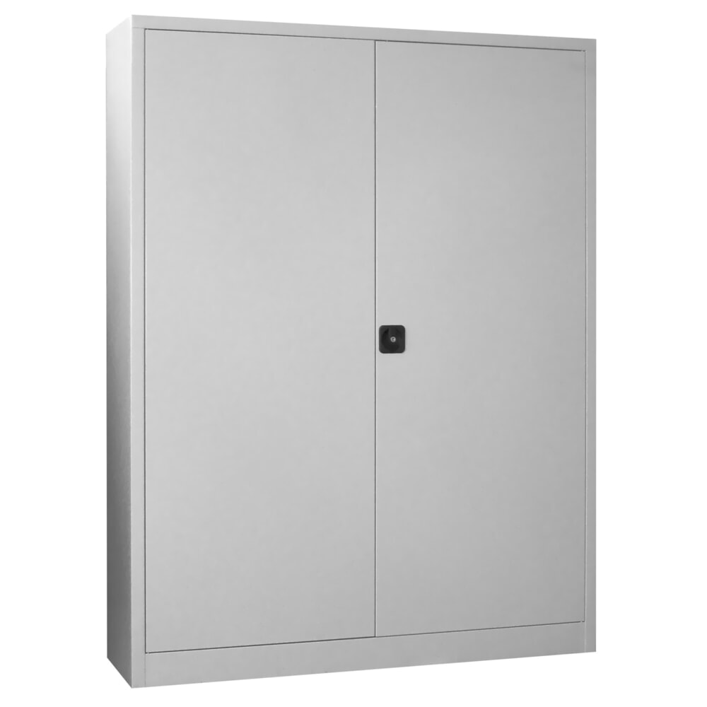 Produktabbildung Nr. 1: PAVOY Großraum-Flügeltürschrank, 4 Fachböden, HxBxT 1.950 x 1.500 x 400 mm, lichtgrau, lichtgrau