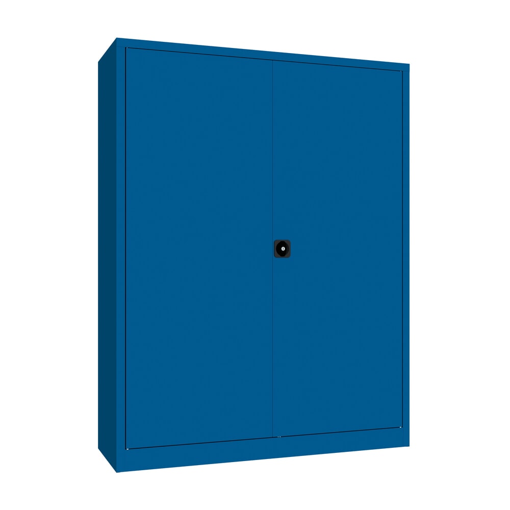 Produktabbildung Nr. 1: PAVOY Großraum-Flügeltürschrank, 4 Fachböden, HxBxT 1.950 x 1.500 x 500 mm, enzianblau, enzianblau