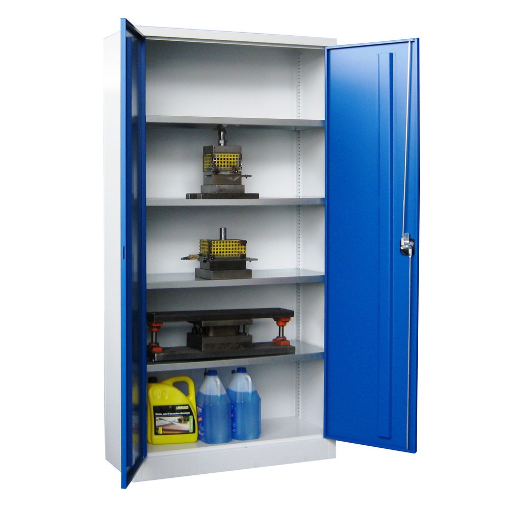 Produktabbildung Nr. 3: PAVOY Großraum-Flügeltürschrank, 4 Fachböden, HxBxT 1.950 x 1.200 x 600 mm, anthrazitgrau, anthrazitgrau