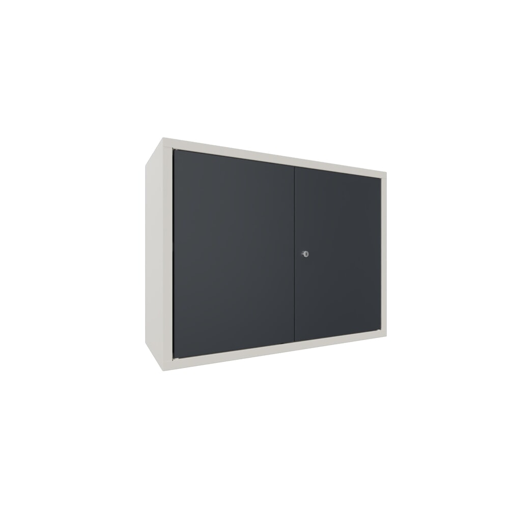 Produktabbildung Nr. 1: PAVOY Hängeschrank, HxBxT 600 x 800 x 300 mm, anthrazitgrau, reinweiß