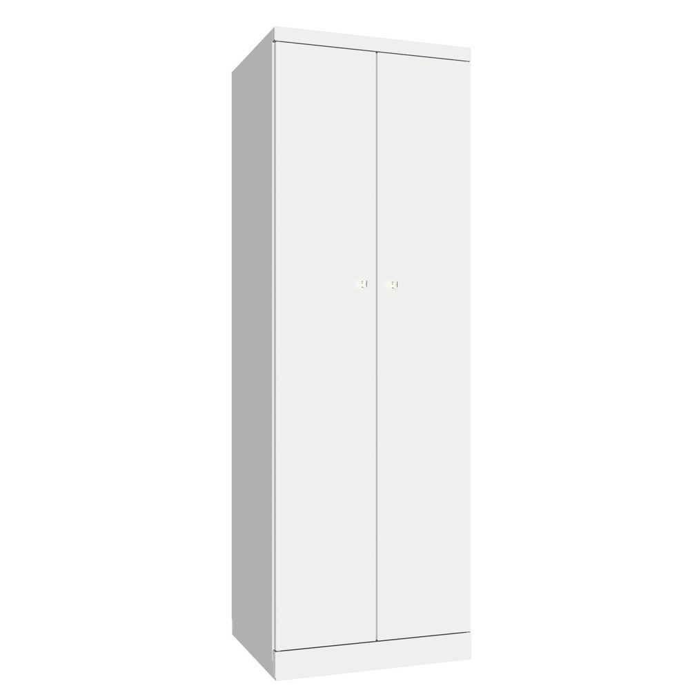 Produktabbildung Nr. 2: PAVOY Kleiderspind mit aufschlagenden Türen, HxBxT 1.800 x 600 x 500, einzeln verschließbar, lichtgrau, lichtgrau