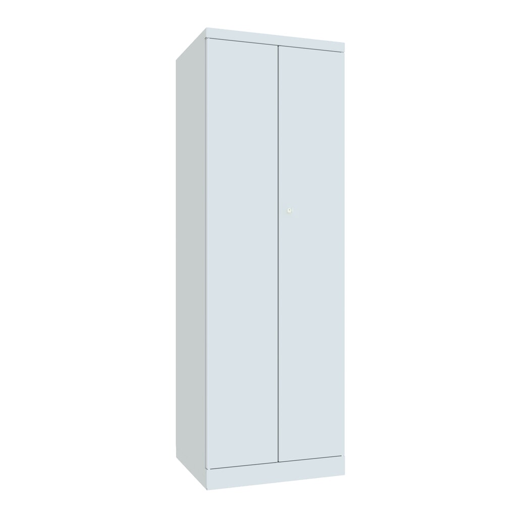 PAVOY Kleiderspind mit aufschlagenden Türen, HxBxT 1.800 x 600 x 500, gemeinsam verschließbar, lichtgrau, lichtgrau Produktabbildung Nr. 1: PAVOY Kleiderspind mit aufschlagenden Türen, HxBxT 1.800 x 600 x 500, gemeinsam verschließbar, lichtgrau, lichtgrau