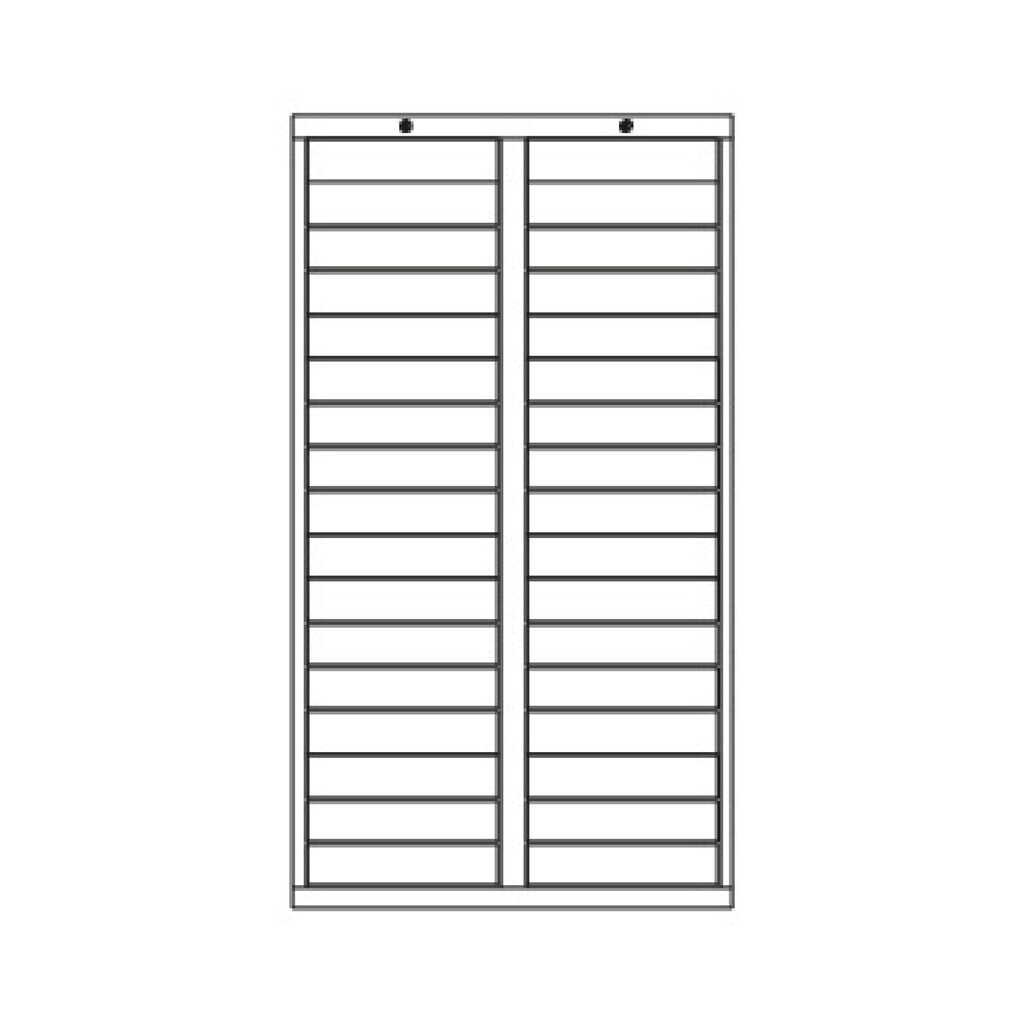 Produktabbildung Nr. 4: PAVOY Leichter Schubladenschrank, Gleitführung, Schubladen 34x100 mm, Breite 1.000 mm, enzianblau, lichtgrau