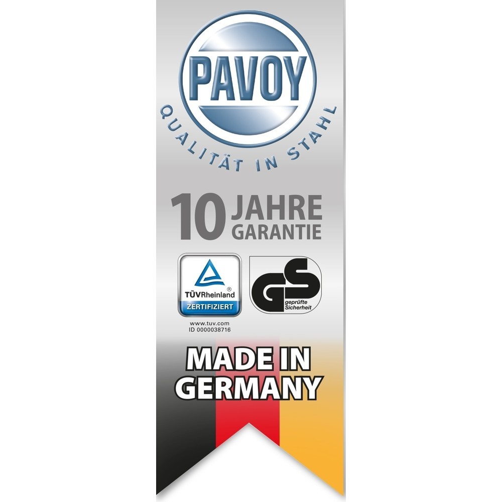 Produktabbildung Nr. 2: PAVOY Schließfachspind, 2 x 5 Fächer, Drehriegelverschluss, HxBxT 1.950 x 1.700 x 500 mm, Abteil Breite 400 mm