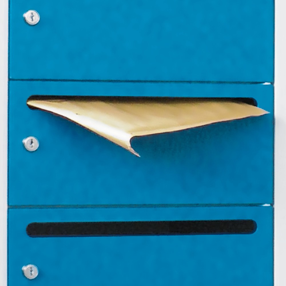 Produktabbildung Nr. 2: PAVOY Postverteilschrank, 2x 10 Fächer, HxBxT 1.850 x 800 x 500 mm, zinkgelb, zinkgelb