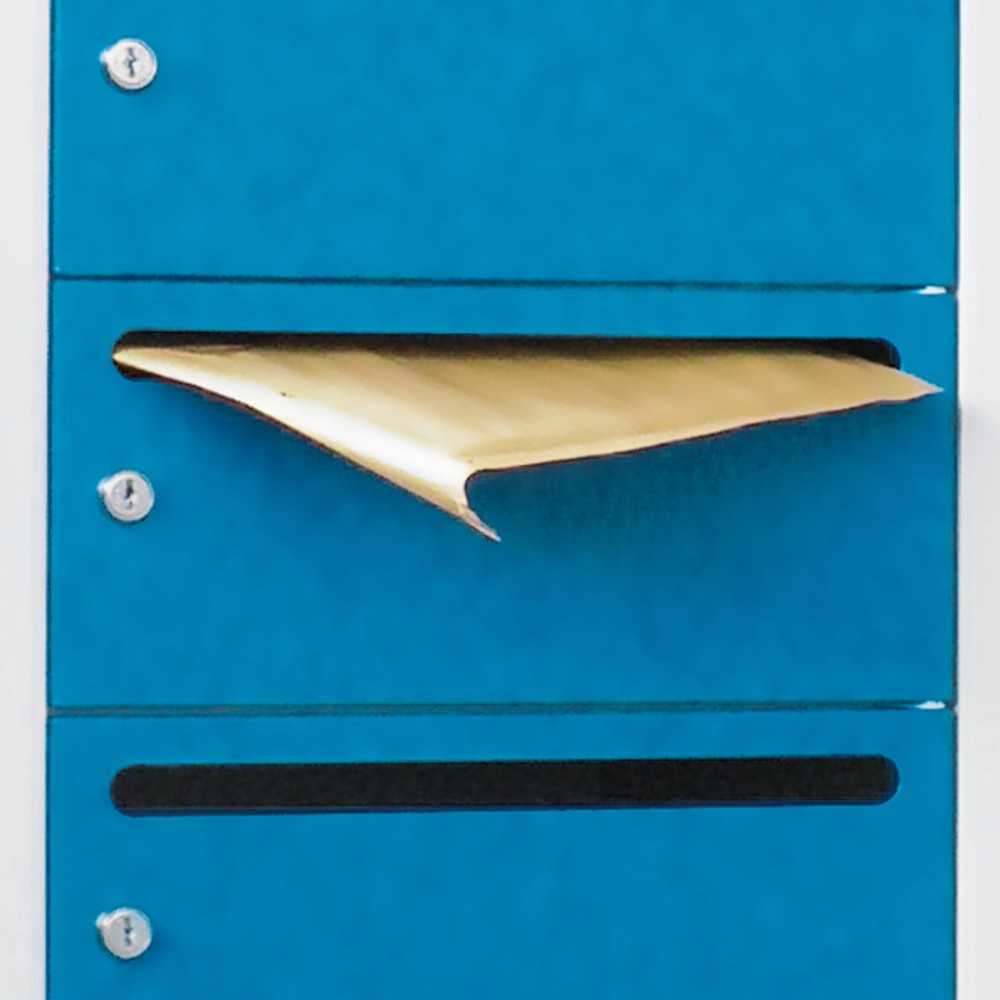Produktabbildung Nr. 2: PAVOY Postverteilschrank, 2x 10 Fächer, HxBxT 1.850 x 600 x 500 mm, zinkgelb, resedagrün