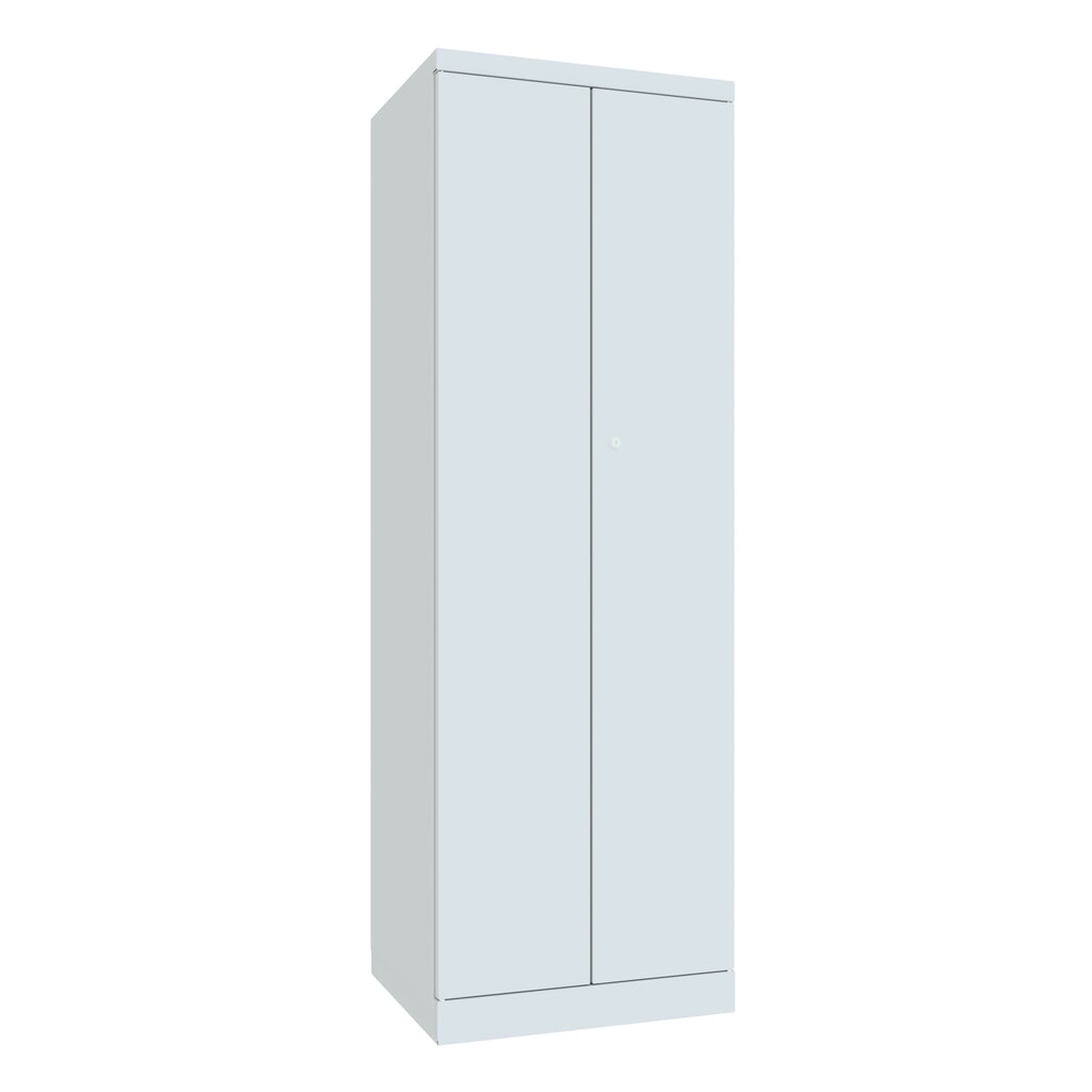 PAVOY Putzmittelschrank, HxBxT 1.800 x 600 x 500 mm, lichtgrau, lichtgrau Produktabbildung Nr. 1: PAVOY Putzmittelschrank, HxBxT 1.800 x 600 x 500 mm, lichtgrau, lichtgrau