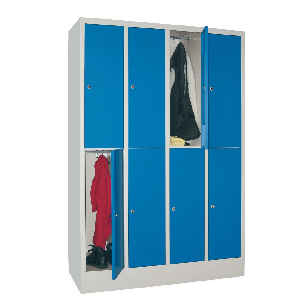 Produktabbildung Nr. 1: PAVOY Schließfachschrank, 4 x 3 Fächer, HxBxT 1.850 x 1.200 x 500 mm, reinweiß, reinweiß