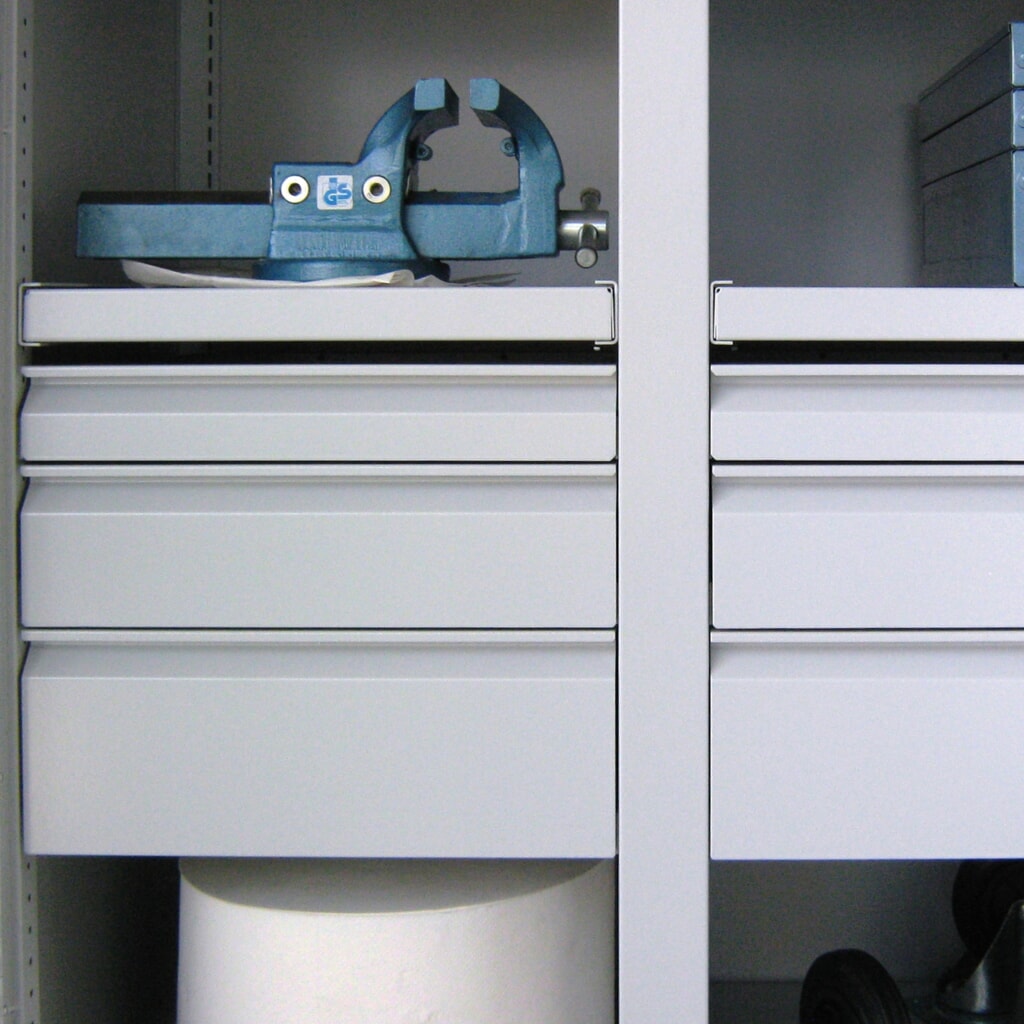 Produktabbildung: PAVOY Schublade, HxB 925 x 75 mm, lichtblau