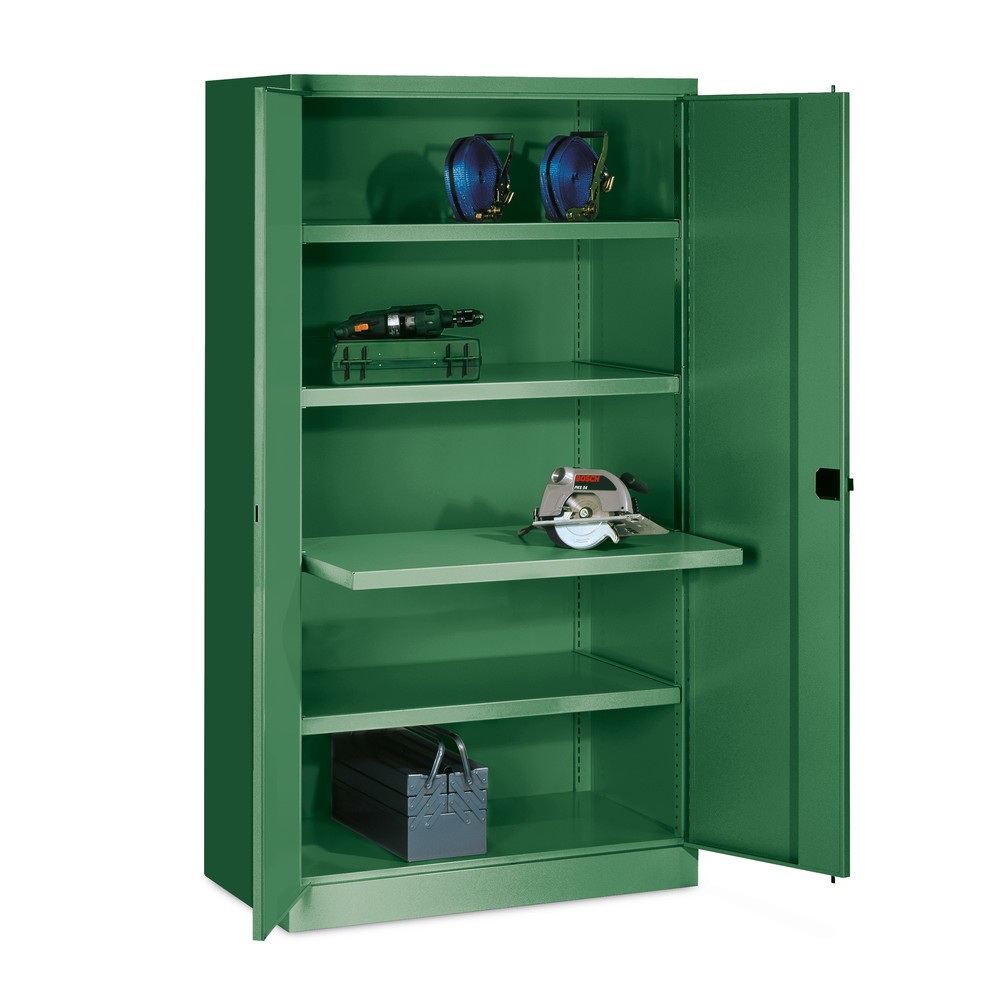 Produktabbildung Nr. 2: PAVOY Schwerlastschrank Premium, 3 Fachböden + Schubladen 3x125 mm, himmelblau, lichtgrau
