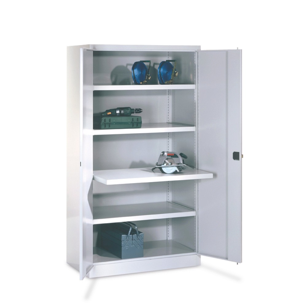 Produktabbildung Nr. 3: PAVOY Schwerlastschrank Premium, 3 Fachböden + Schubladen 3x125 mm, himmelblau, lichtgrau