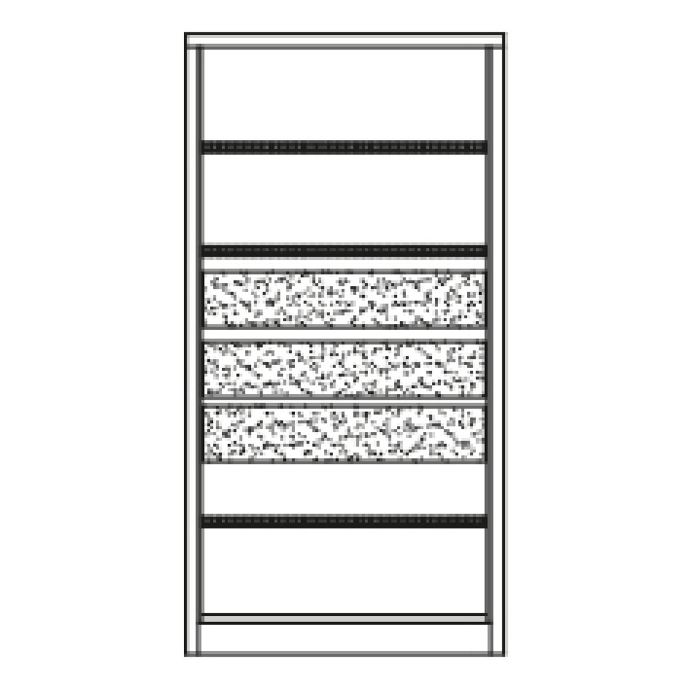 Produktabbildung Nr. 6: PAVOY Schwerlastschrank Premium, 3 Fachböden + Schubladen 3x175 mm, lichtblau, lichtgrau