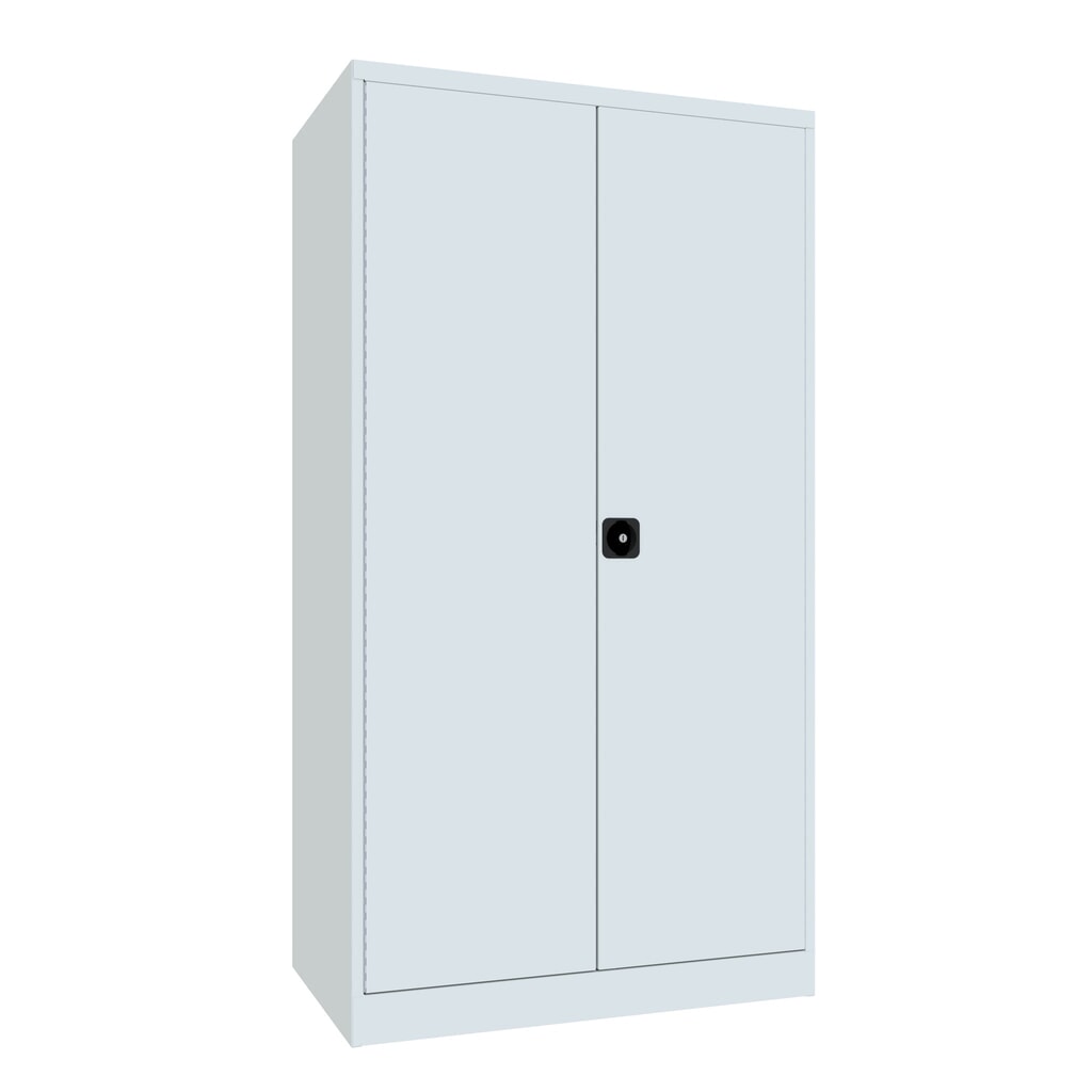 PAVOY Schwerlastschrank Premium mit Mittelwand, 8 Fachböden, lichtgrau, lichtgrau Produktabbildung: PAVOY Schwerlastschrank Premium mit Mittelwand, 8 Fachböden, lichtgrau, lichtgrau