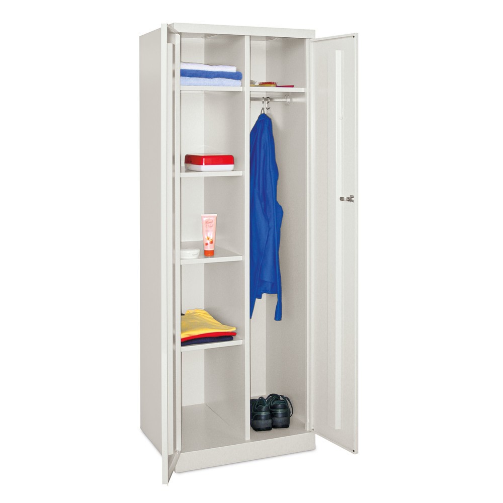 Produktabbildung Nr. 2: PAVOY Wäsche- und Kleiderspind, HxBxT 1.800 x 600 x 500 mm, lichtblau, lichtgrau