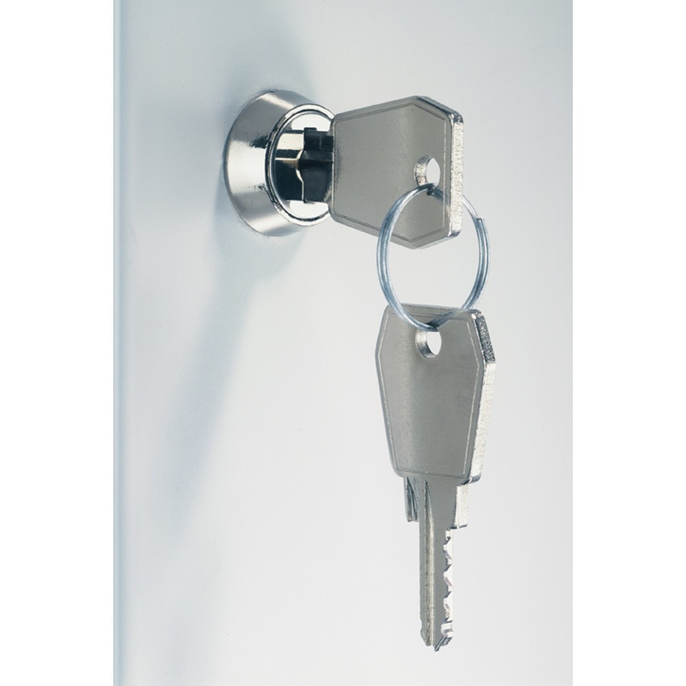 Produktabbildung: PAVOY Zylinderschloss für Fächerschrank/Z-Schrank, Linke Tür