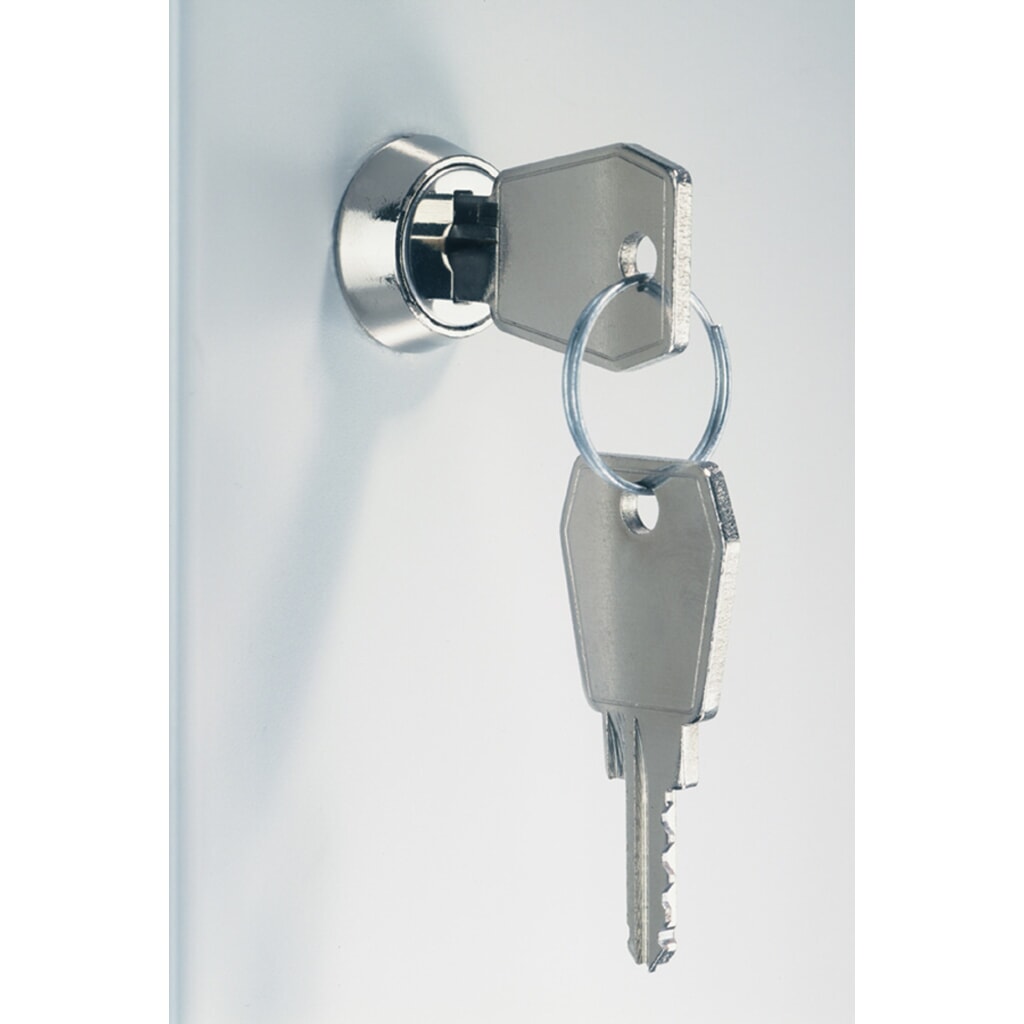 PAVOY Zylinderschloss für Fächerschrank/Z-Schrank, Rechte Tür Produktabbildung: PAVOY Zylinderschloss für Fächerschrank/Z-Schrank, Rechte Tür