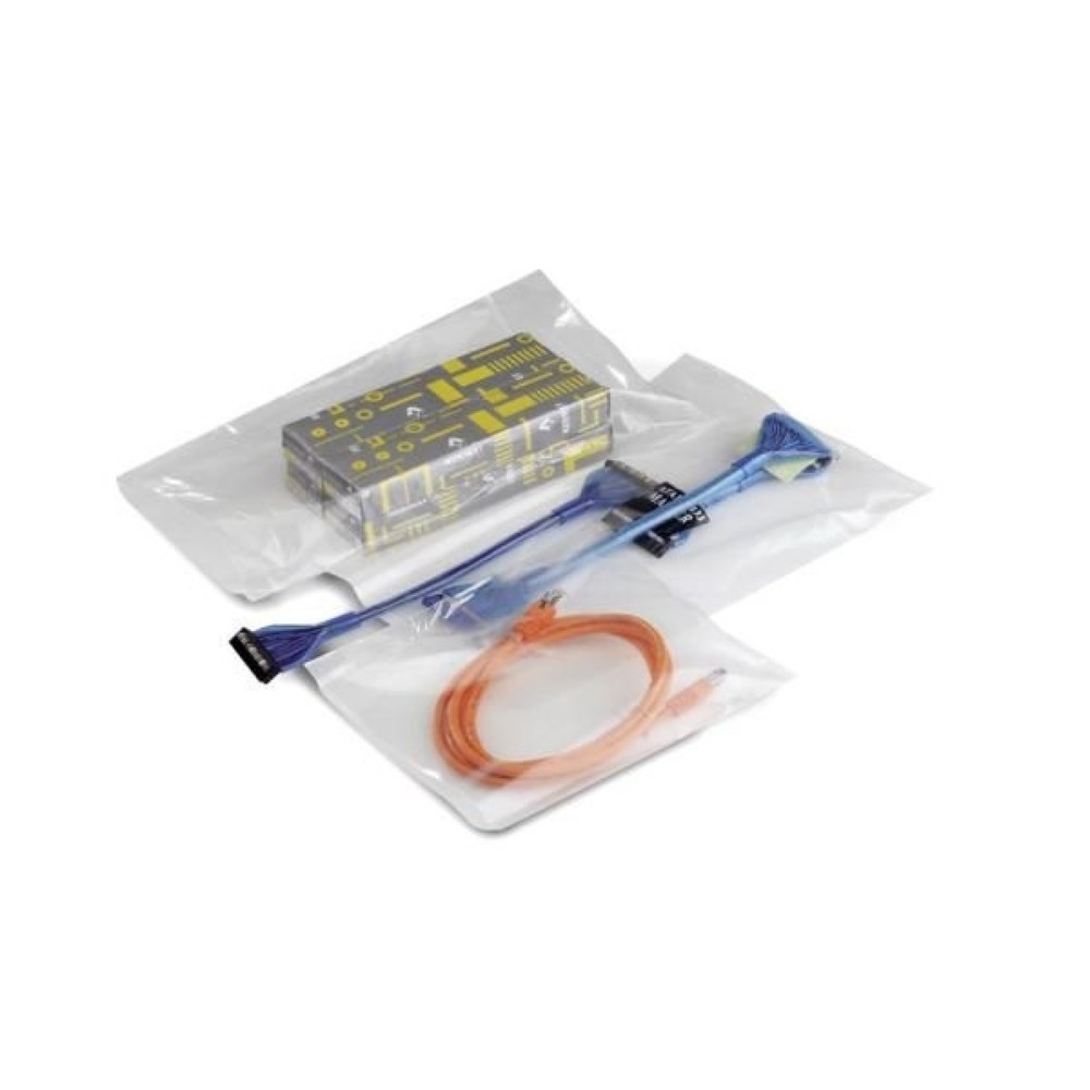 Produktabbildung: PE-Flachbeutel, 70 x 100 mm, 50 µ, transparent, 1 VE = 2000 Stk