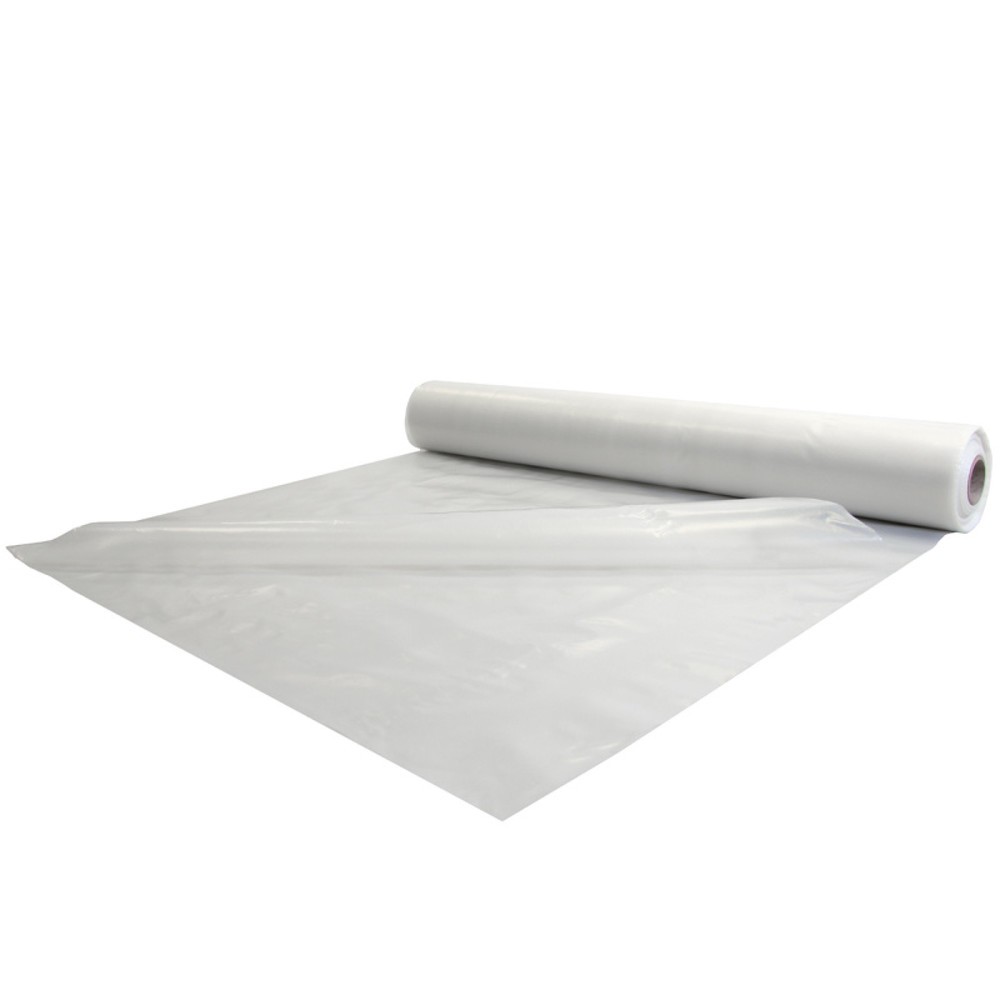 Produktabbildung: PE-Flachfolie, 1000 mm breit x 50 lfm, Stärke 120 µ, transparent