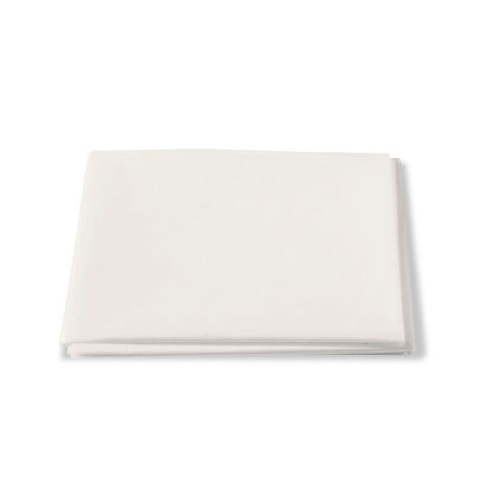 Produktabbildung: PE-Hüllen, einzeln verpackt, 1200 x 2200 x 0,03 mm, weiß, 1 VE = 100 Stk
