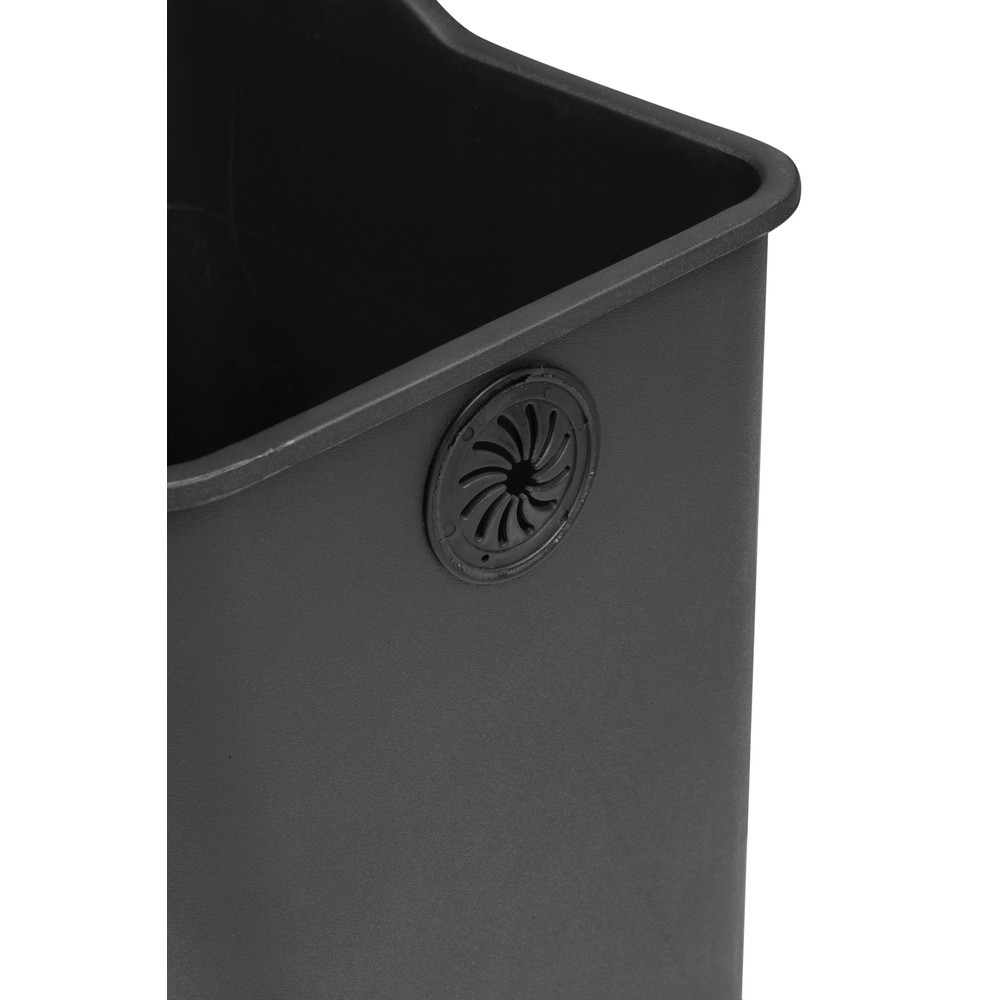 Produktabbildung Nr. 2: Pedal-Abfallsammler Rejoice Recycling, 2 x 12 l, Edelstahl matt