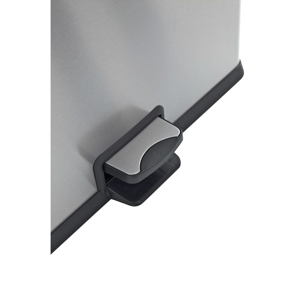 Produktabbildung Nr. 3: Pedal-Abfallsammler Rejoice Recycling, 3 x 12 l, Edelstahl matt