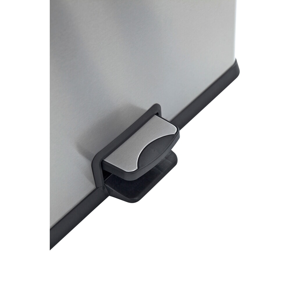 Produktabbildung Nr. 3: Pedal-Abfallsammler Rejoice Recycling, 3 x 12 l, Edelstahl matt