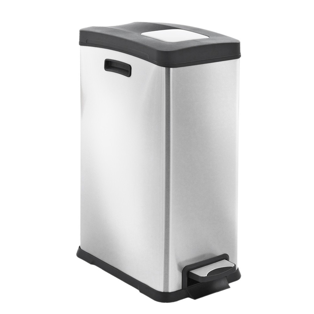 Produktabbildung Nr. 1: Pedal-Abfallsammler Rejoice Step Bin 30 l, Edelstahl matt